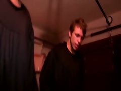 College chap gets first time butt fuck for his initiation