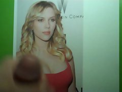 Cum Tribute - Scarlett Johansson