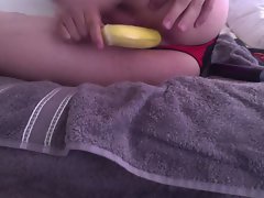 me banging with banana