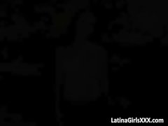 Dark haired Latina girl gives fabulous