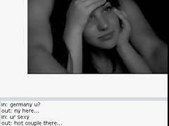 Shy German young woman on Chatroulette