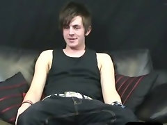 Sexual saucy teen with urges to orgasm feels his body