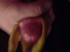 Baby oil & banana peel jerkoff