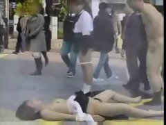 Dude bangs two filthy Asian dolls