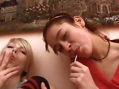Sensual barely legal teens from american and lollipops