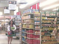 Upskirt in the Grocery Store