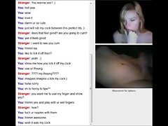 Sensual barely legal teen on Omegle