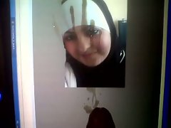 Cumshot Tribute to Moroccan-Egyptian bitch Nehmser
