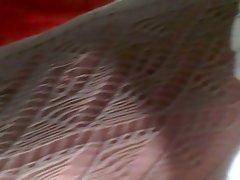 Upskirt lace for fans waiting