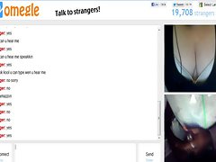 Omegle 88 (Women Juggling her big melons for cum)