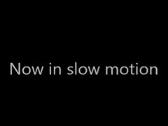 Cum in slow motion