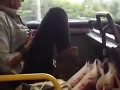 Masturbating on bus