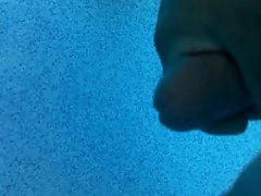 Me cumming in the pool.