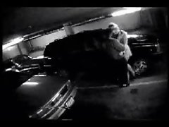 BBC Bangs White Dirty wife in Parking Garage - Public Voyeur