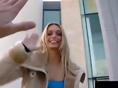 Sexual Blond Barely legal teen gets Screwed and Facialized Outside