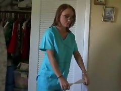 Superb girlfriend pops out her knockers and screwed