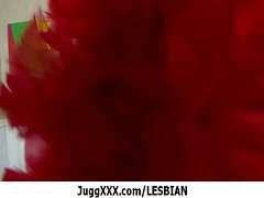 Caressing and wild fake penis penetration with sexual lesbos 17