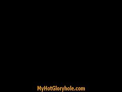 Ebony tart gloryhole initiating - video 28