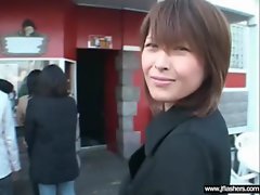 Seductive Lewd Asian Lady Flash Her Body And Fuck Outside video-29