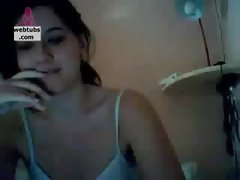 Striptease and masturbating slit at webcam