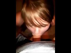 Tempting blonde Girlfriend Receives Cumshot