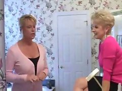 Two Sexual Housewives Fuck Student