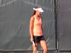 Ana Ivanovic attractive serbian player during training part 2