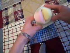 Authentic homemade pocket snatch