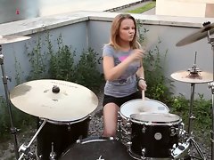 my favorite seductive teen drummer-girl Vika