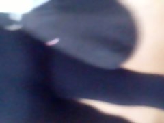 Leggin negro transparente (calzon blanco con azul)