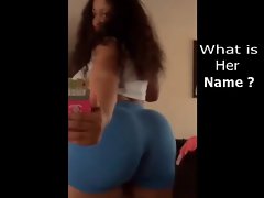 Great thick big naughty bum twerking Does anyone know her name
