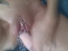 quick cum masturbation in the bathtub