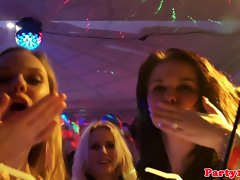 Cumloving party raunchy teens from europe squirting