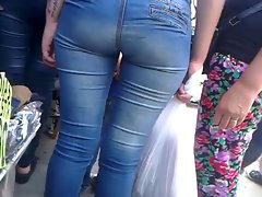 pants luscious dirty ass stuck in the street