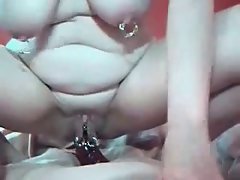 I am pierced Mum with twat and nipple rings anus play