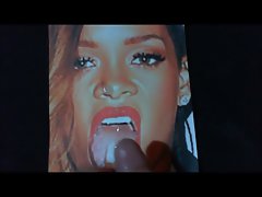 Rihanna cum tribute 1