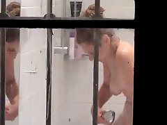 Neighbour caught nude in bathroom