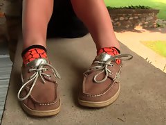 Diane's Sperry Topsider boat shoes