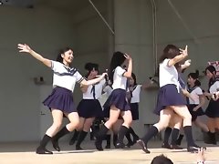 Stunning Seductive japanese Students Dance