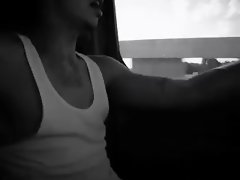 Thug phallus licked by older queen & he is driving truck part 1