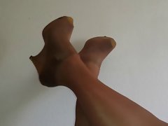 nyloned heels