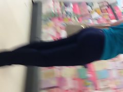Attractive candid naughty ass In yoga pants