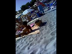 topless french Sassy teens on mallorca beach