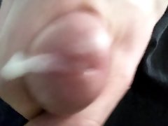 Close up masturbation and cumshot