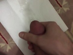 Throbbing shaft masturbation and cum wild