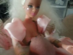 Barbie's been jizzed!!