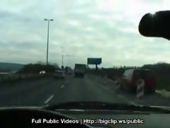 Public Cock sucking in Car
