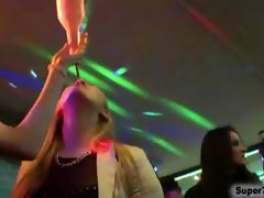 Attractive dirty ladies fellatio strippers at party film