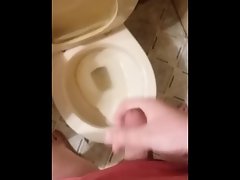 19 year old trans jerks into toilet  (Not my best)