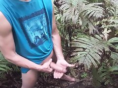 Edging with coconut oil in the field of ferns #1
